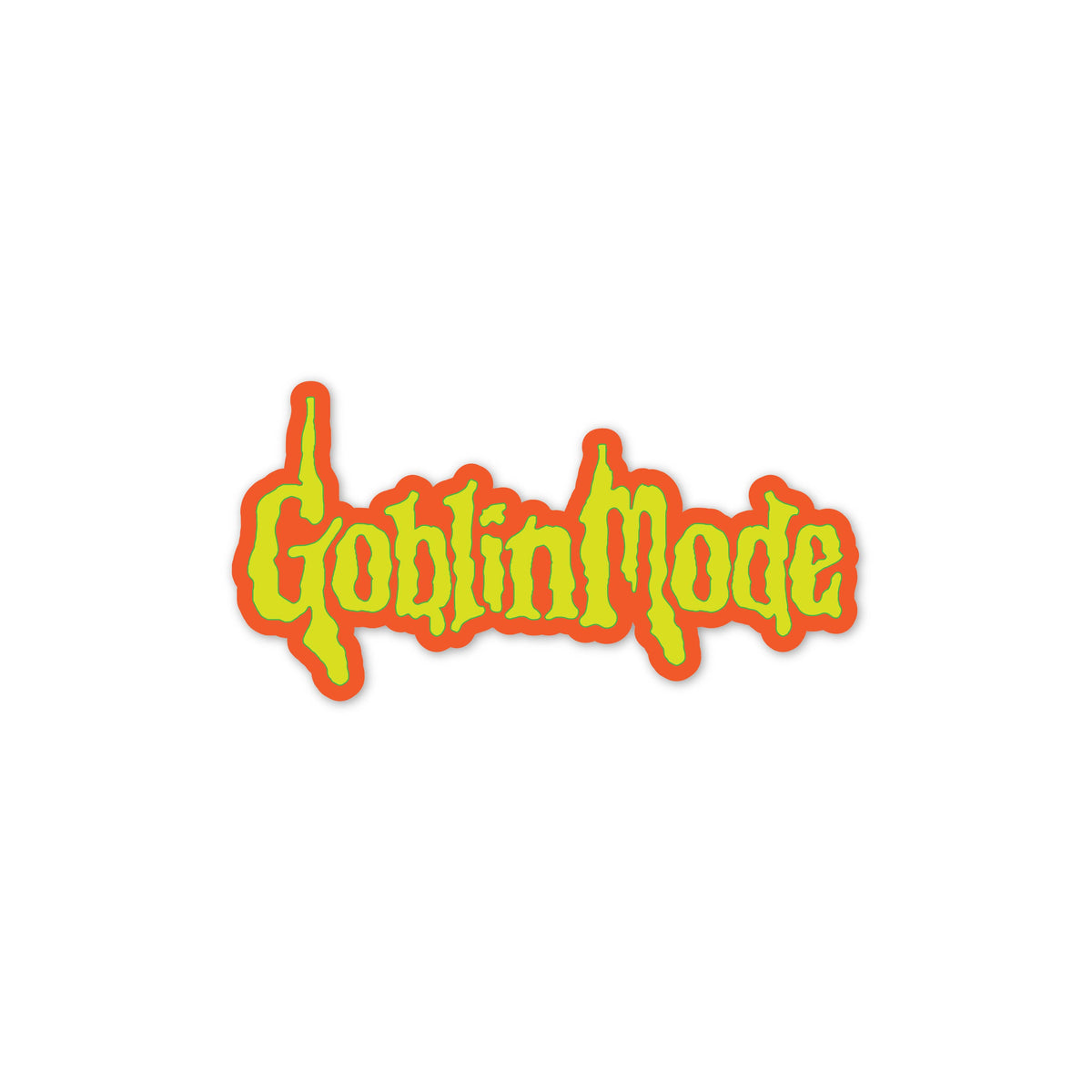 Goblin Mode Sticker | Funny Spooky Vinyl Sticker