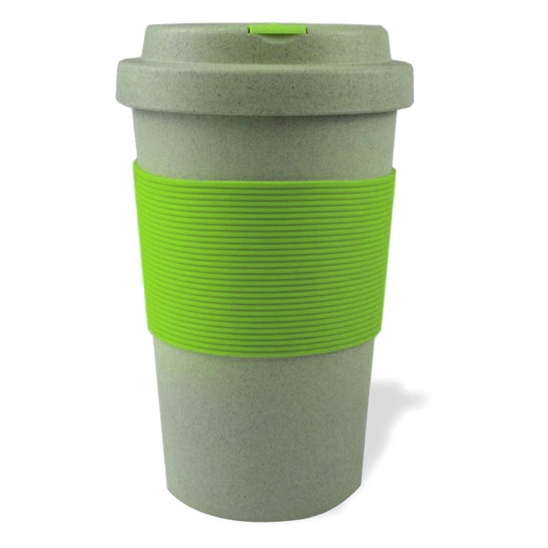 Eco-Friendly Wheat Straw Travel Cup (Green) β Sustainability Looks Good on You