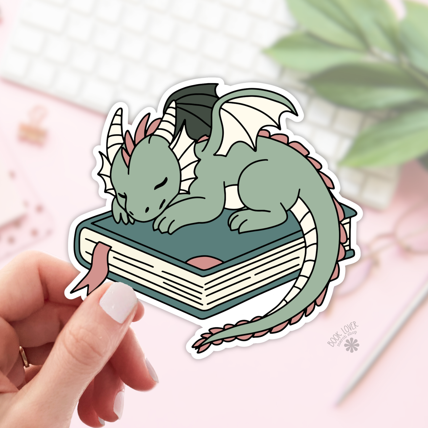 Dragon Book Sticker