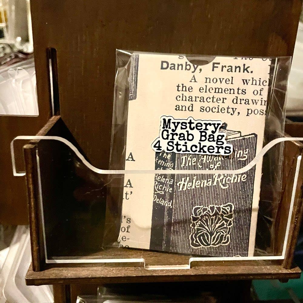 Mystery Sticker Grab Bag – 4 Bookish Stickers