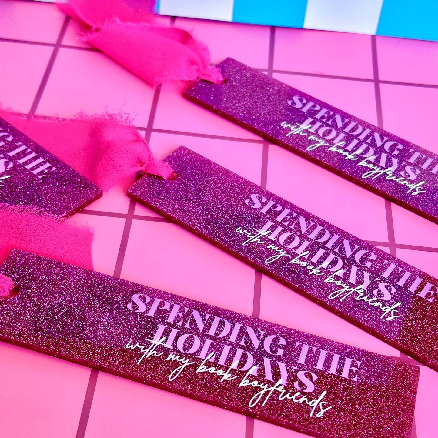 Holiday Book Boyfriends Acrylic Bookmark