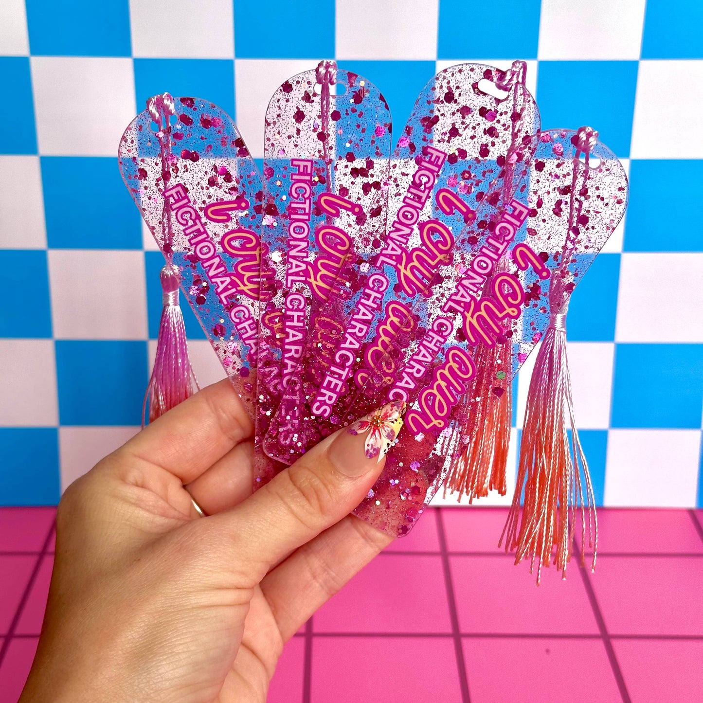 Fictional Boyfriends Acrylic Bookmark