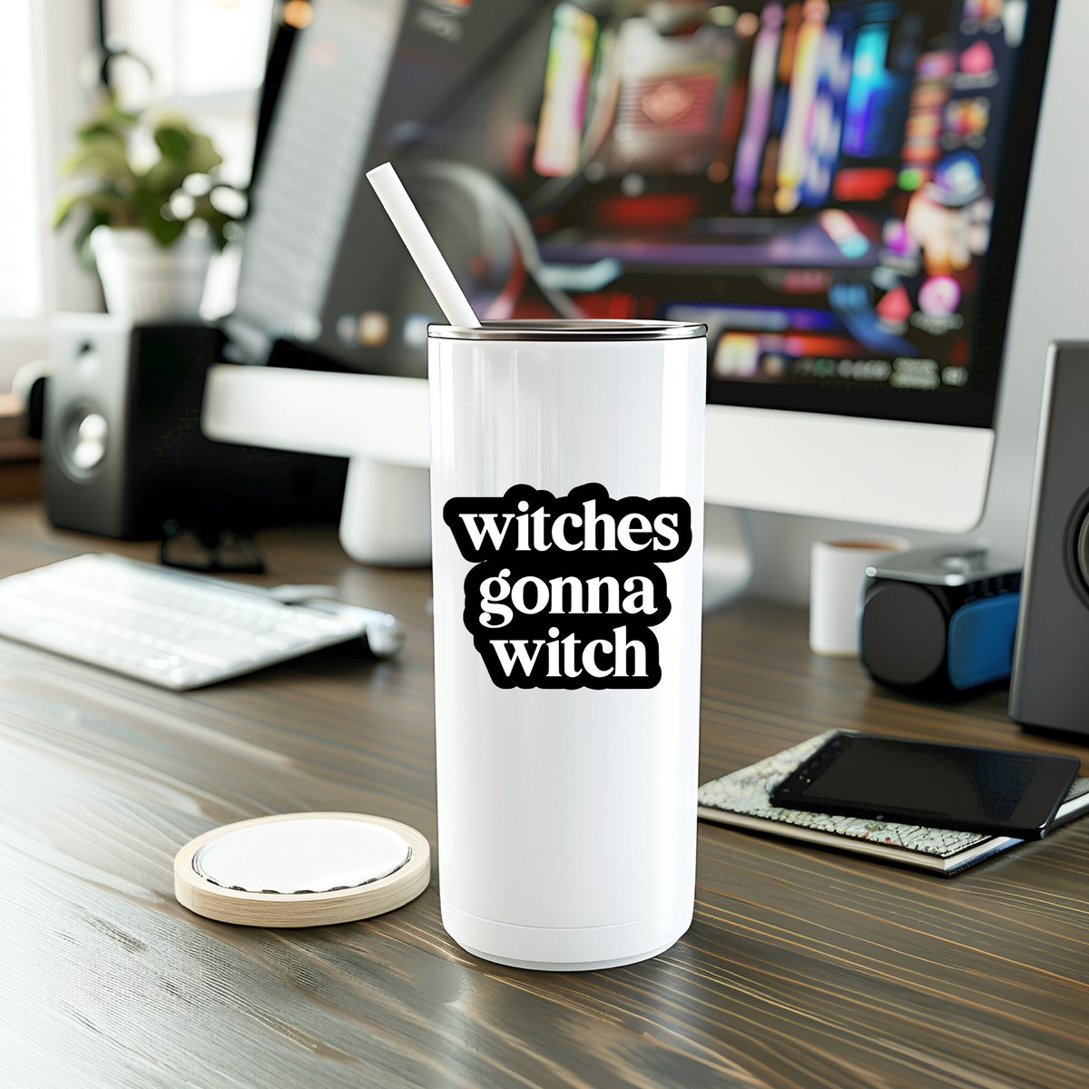 Witches Gonna Witch Sticker | Funny Witchy Vinyl Decal