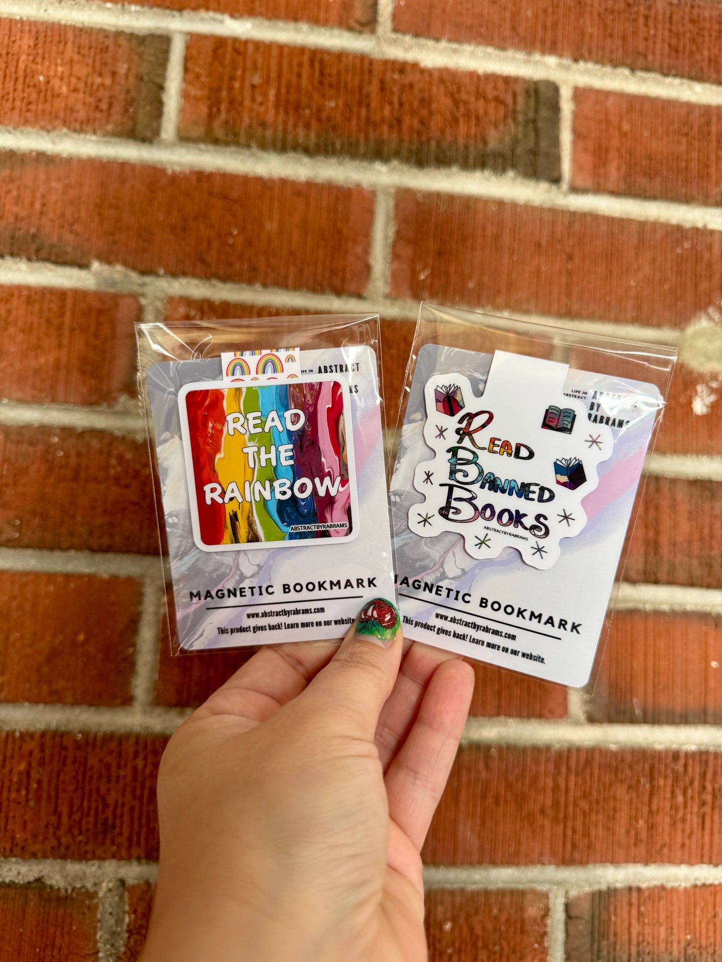 Read Banned Books Magnetic Bookmark