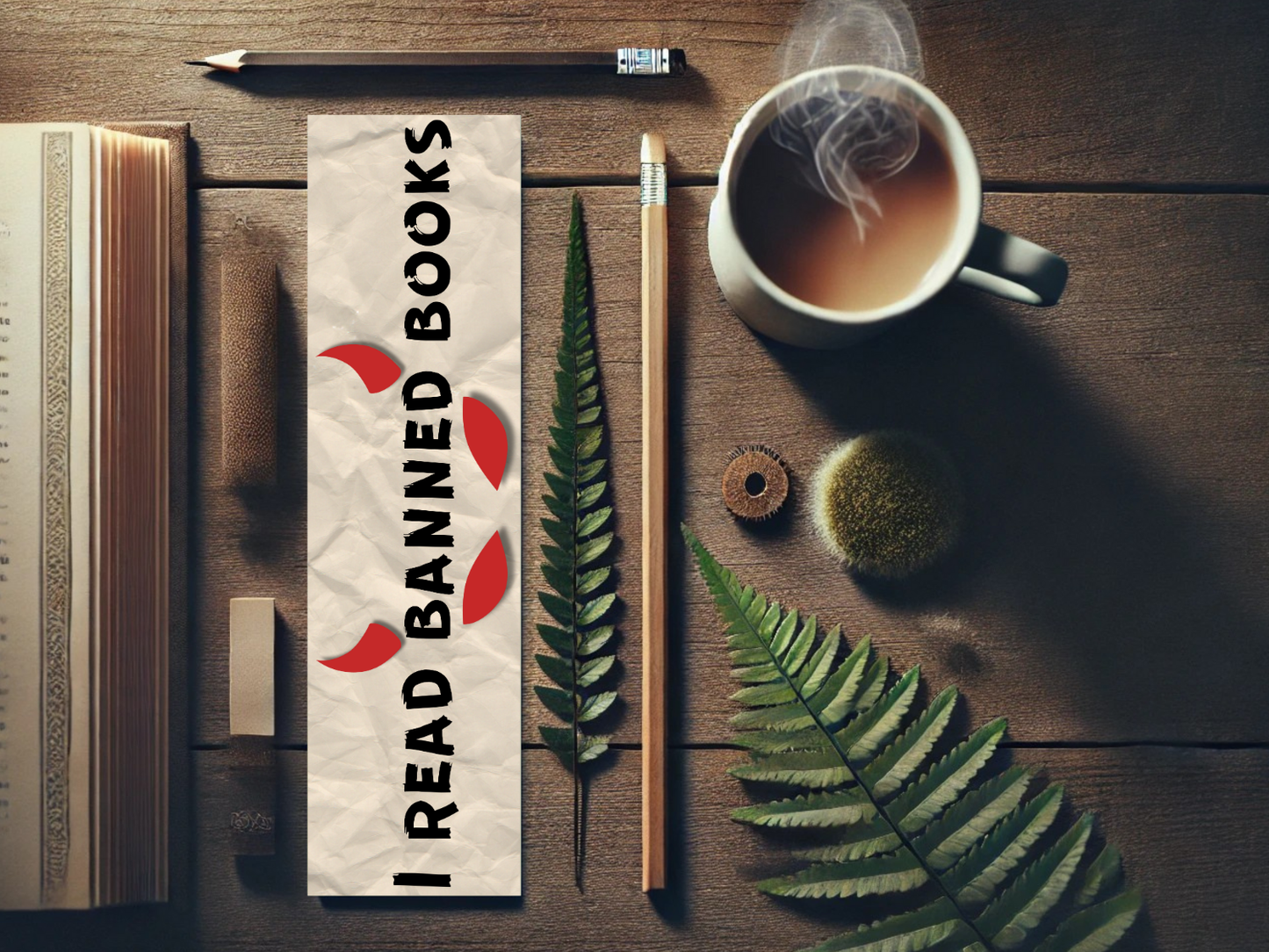 I Read Banned Books Bookmark