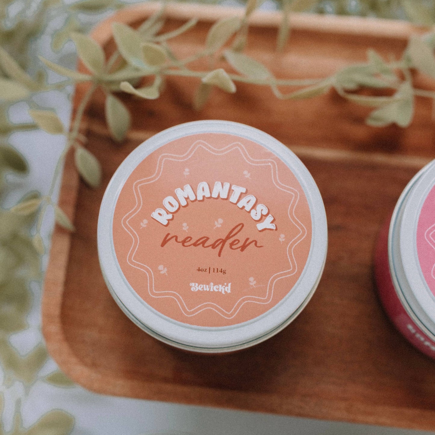 Romantasy Reader Candle – 4oz Book-Inspired Luxury Coconut Apricot Wax