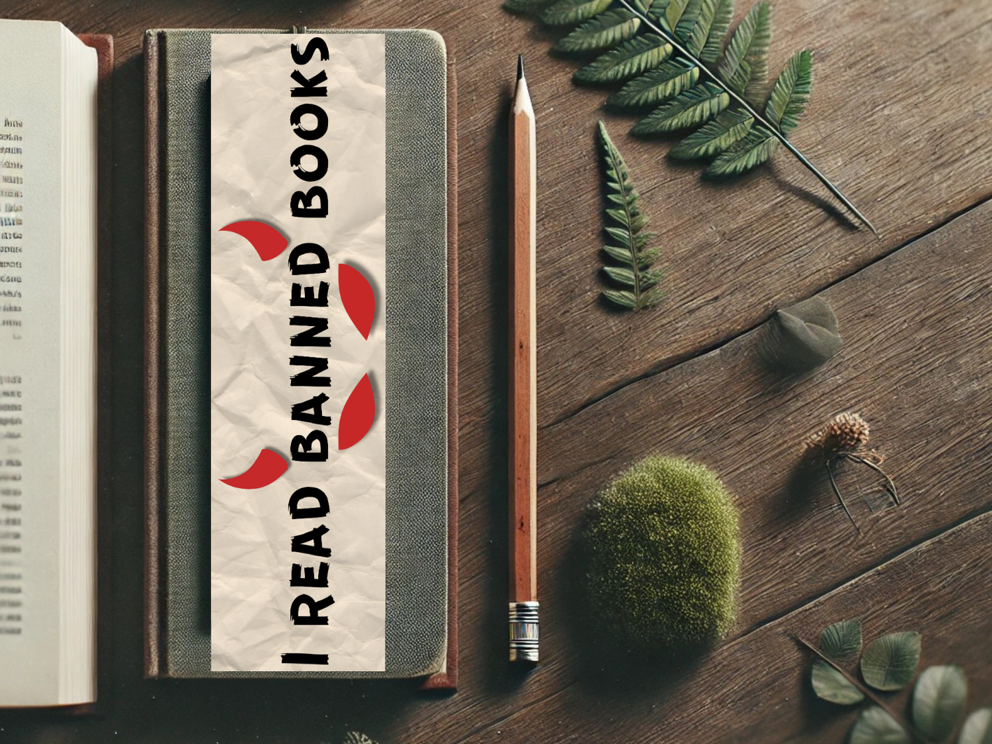 I Read Banned Books Bookmark