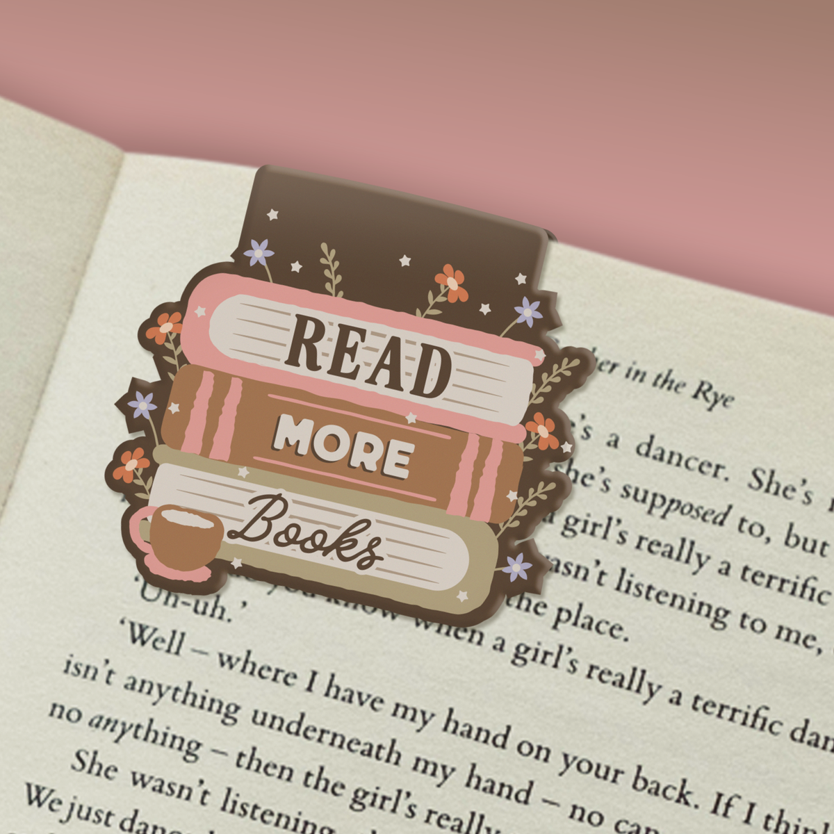 Read More Books Magnetic Bookmark | Book Lover Page Marker