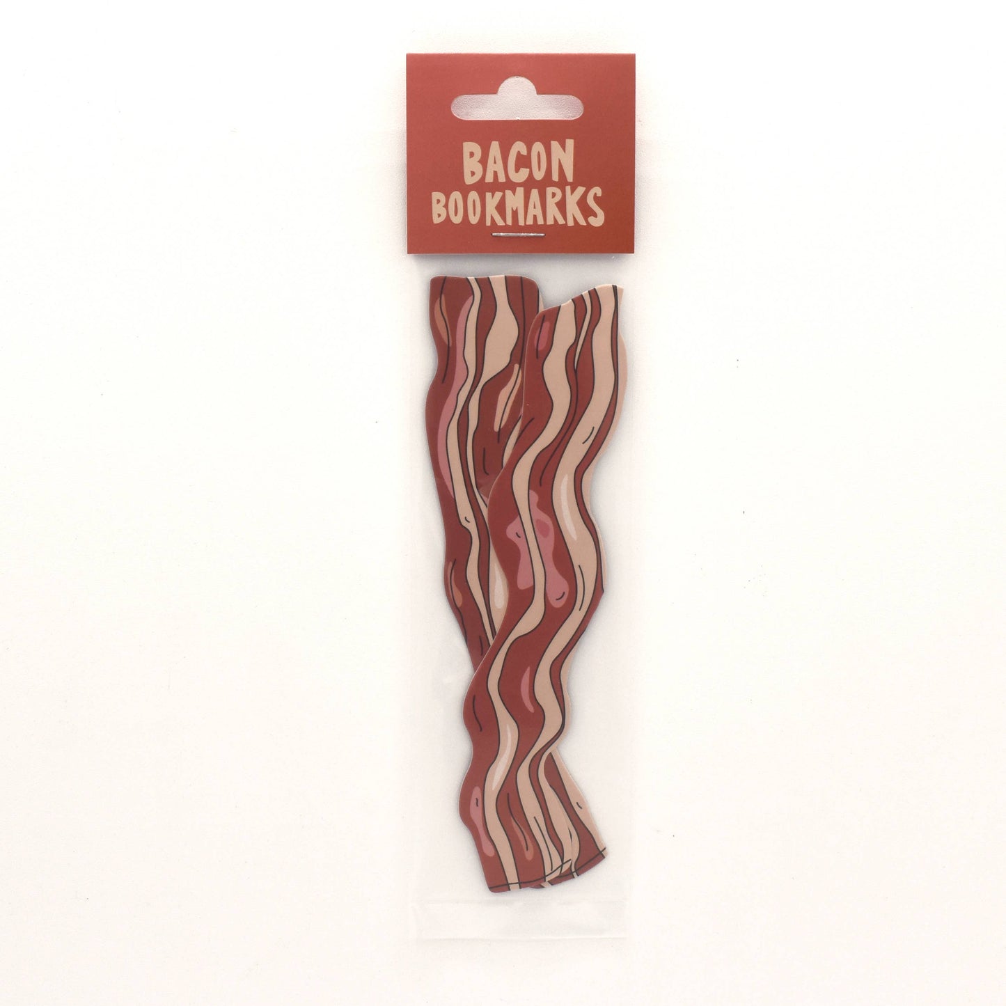 Bacon Die Cut Bookmarks (2-Pack) – Double-Sided
