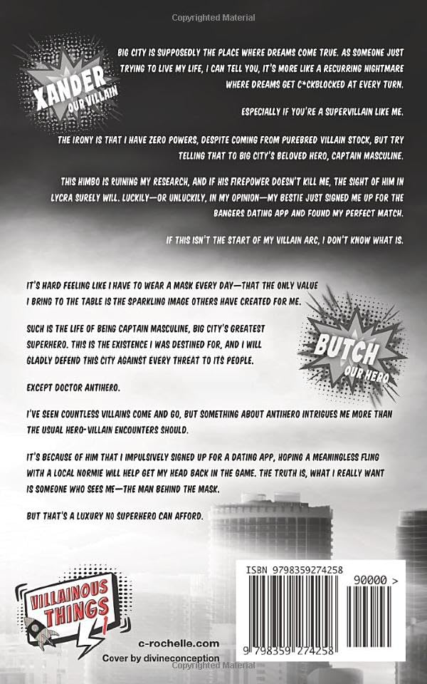 Not All Himbos Wear Capes: A Superhero/Villain MM Romance | Signed by Author