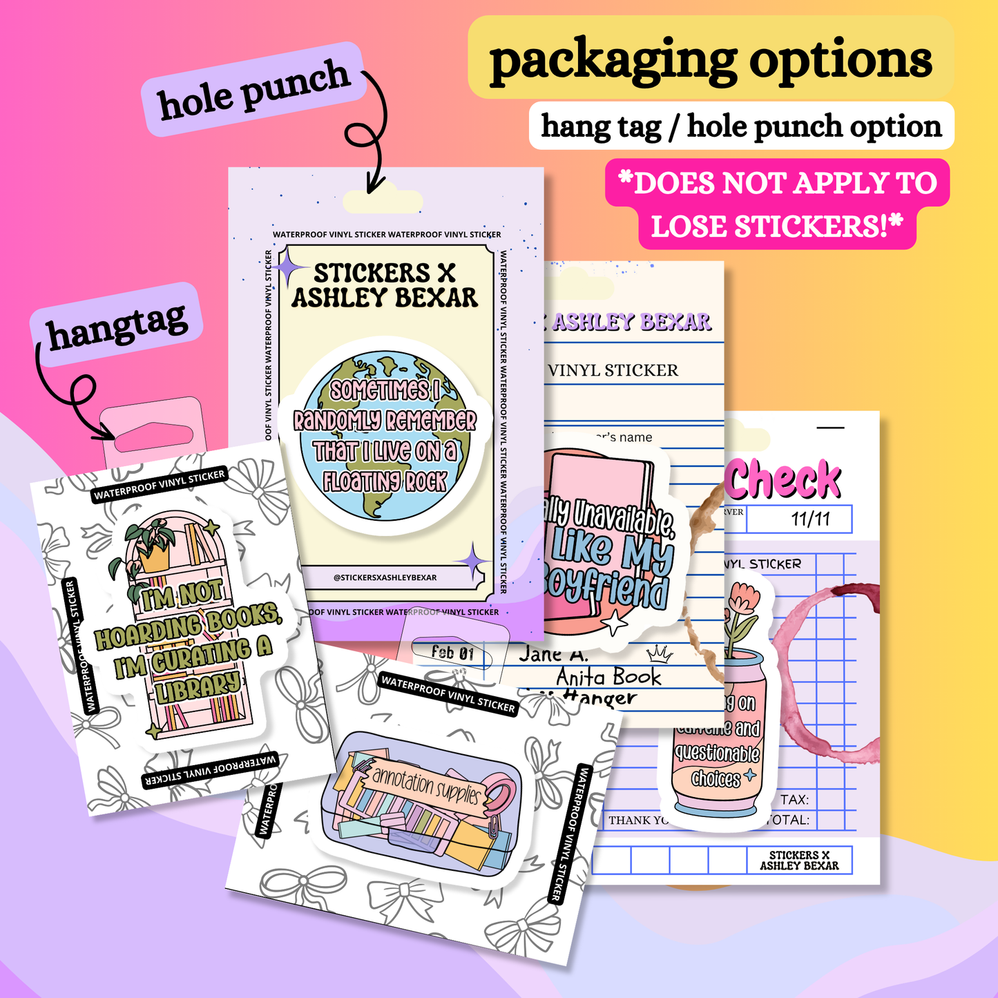 Reading Ghost Sticker