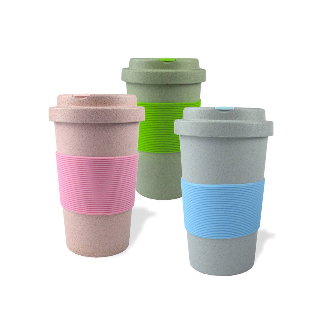 Eco-Friendly Wheat Straw Travel Cup (Green) β Sustainability Looks Good on You