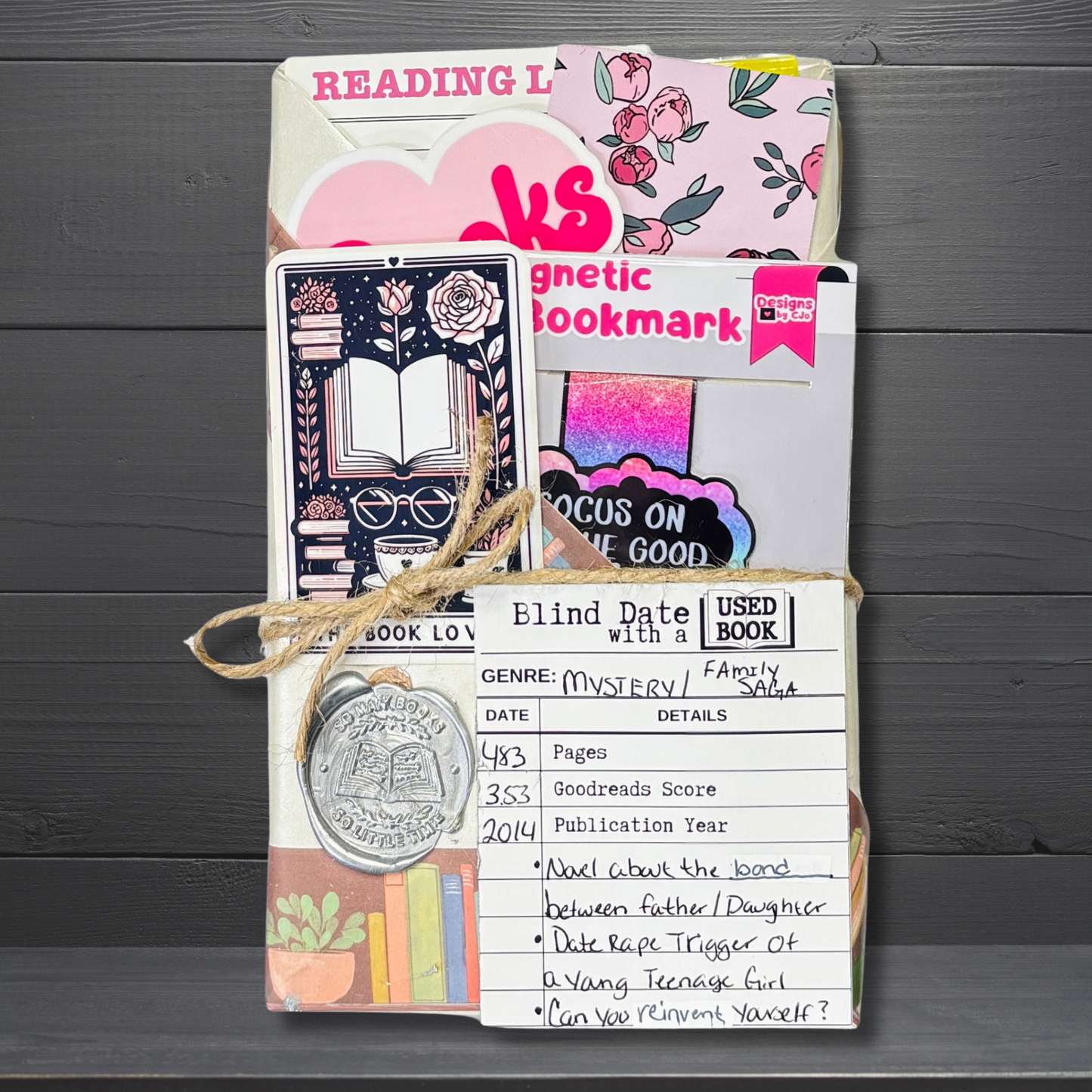 Blind Date with a Used Book – Surprise Read + Bookish Goodies