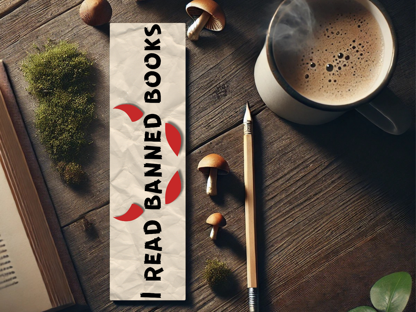 I Read Banned Books Bookmark