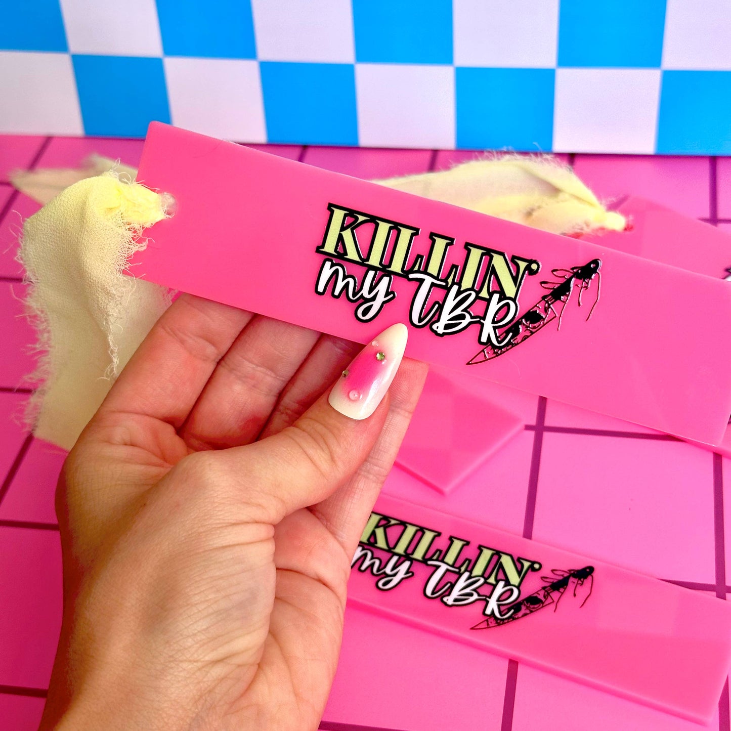 Killin' My TBR Acrylic Bookmark