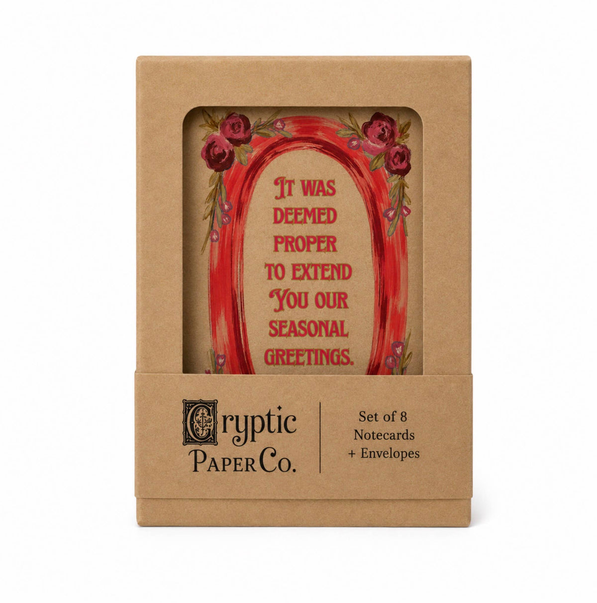 Seasonal Greetings | Funny Victorian Christmas Card Boxed Set