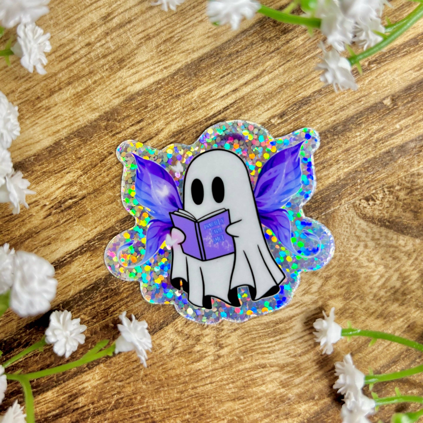 Ghost Reading Fairie Smut Sticker