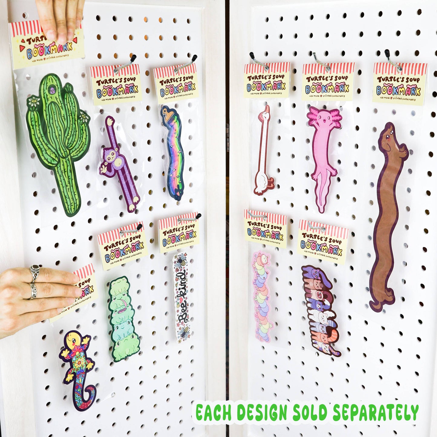 Rainbow Caterpillar Bookmark
