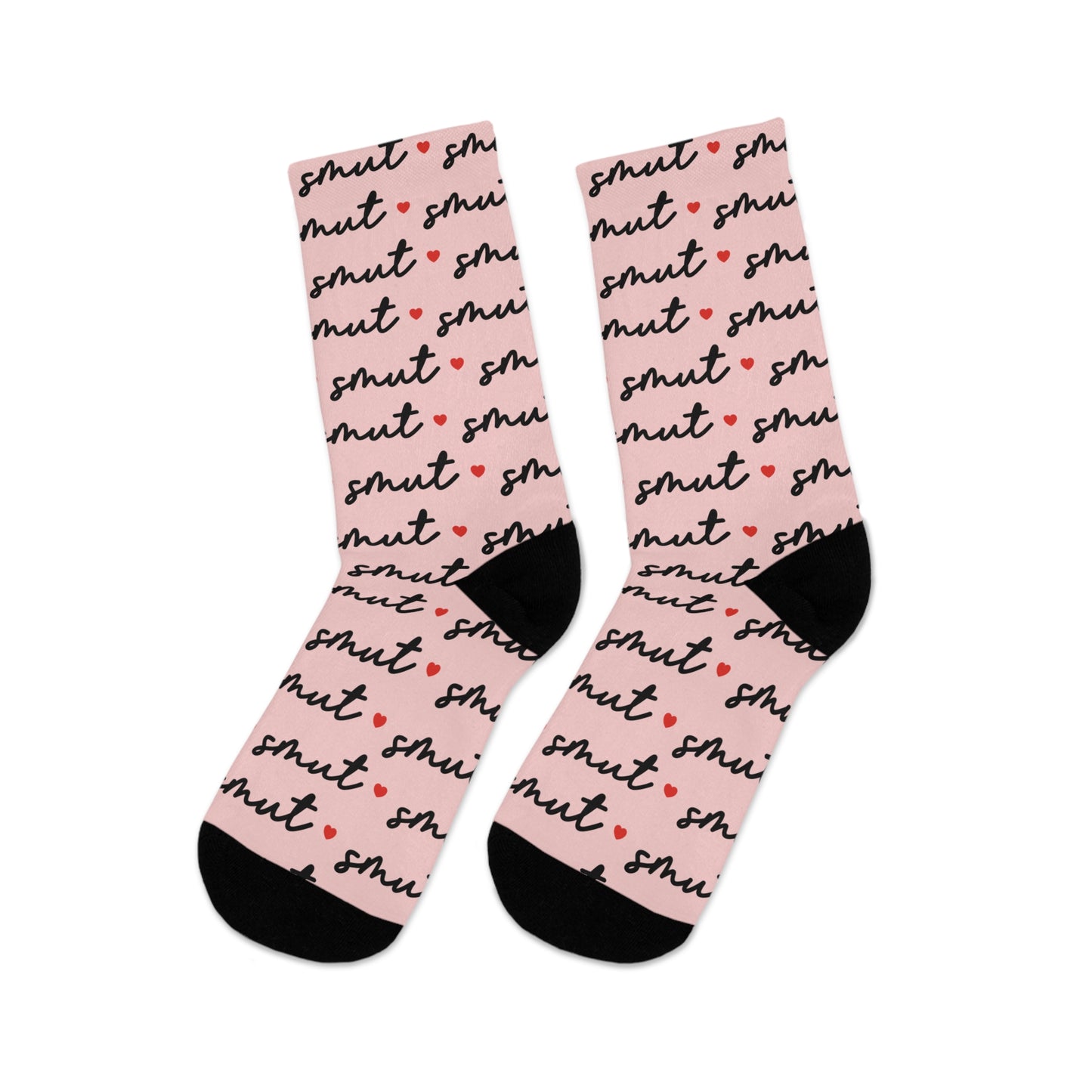 Smut Print Recycled Poly Socks – For the Reader Who Likes It Spicy 🧦🔥