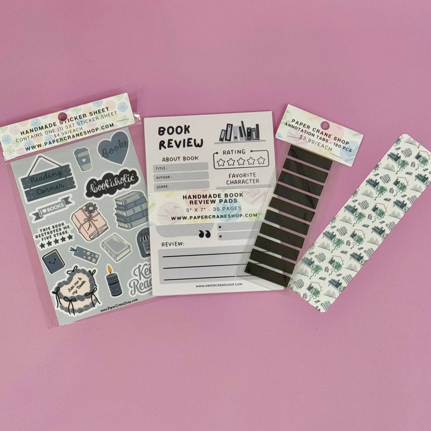 Everything but the Book Bundle | Black Book Lover Gift Set