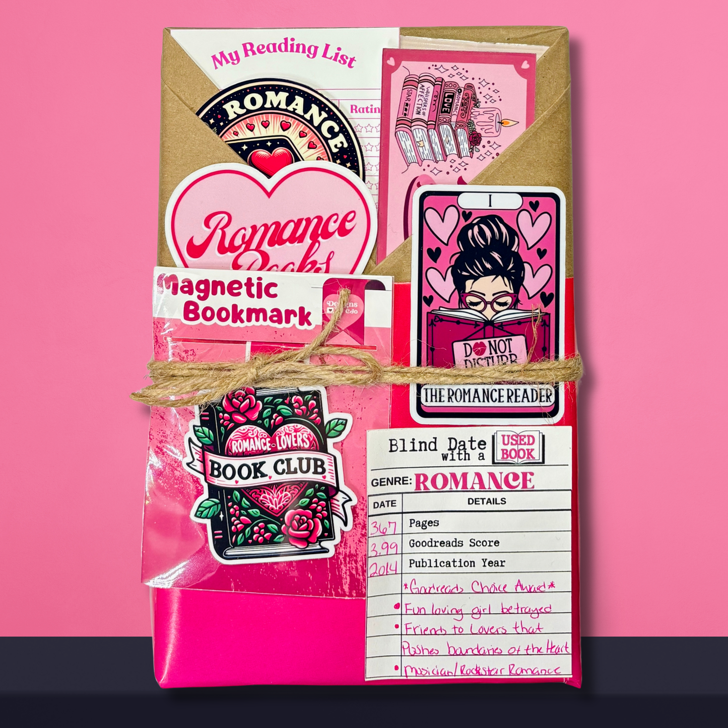 Blind Date with a Used Book – Surprise Read + Bookish Goodies