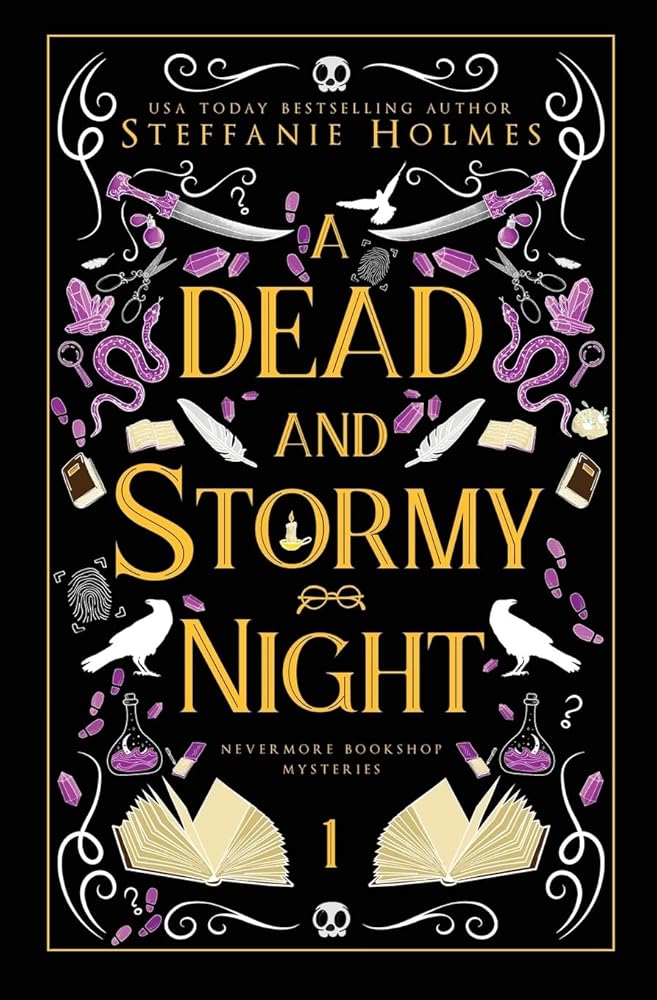 A Dead and Stormy Night: Luxe paperback edition (Nevermore Bookshop Mysteries: Luxe Paperback Editions) cover image