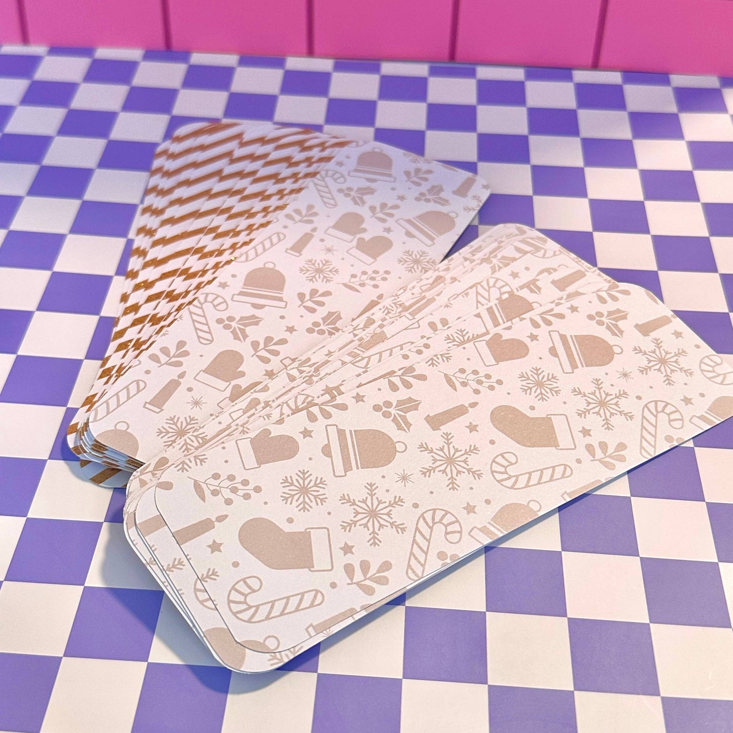 Foiled Christmas Holiday Bookmark