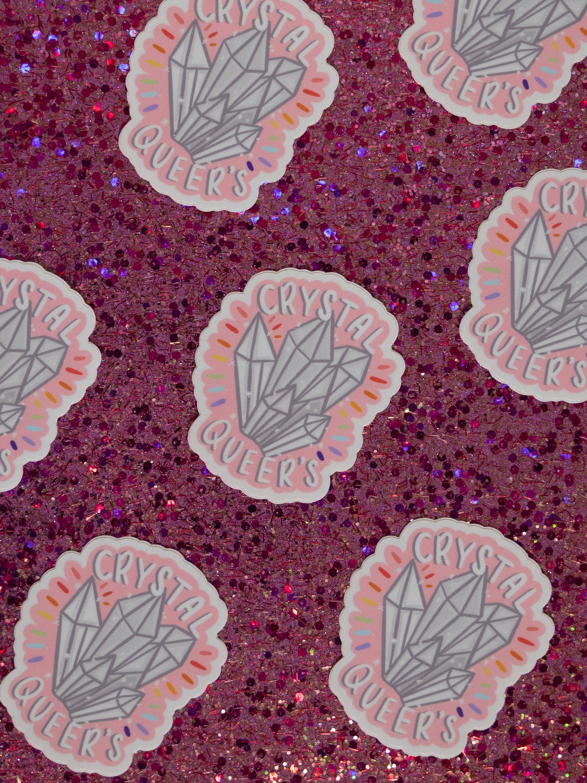 Crystal & Gemstone Queer Stickers