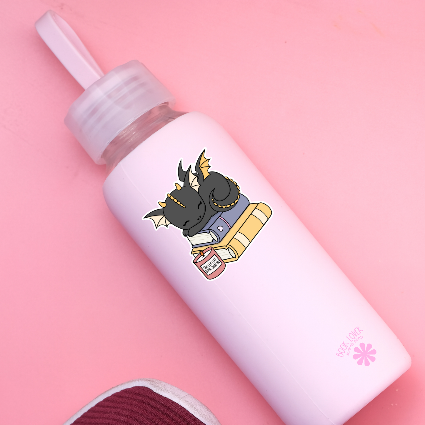 Smells Like Book Dragon Sticker