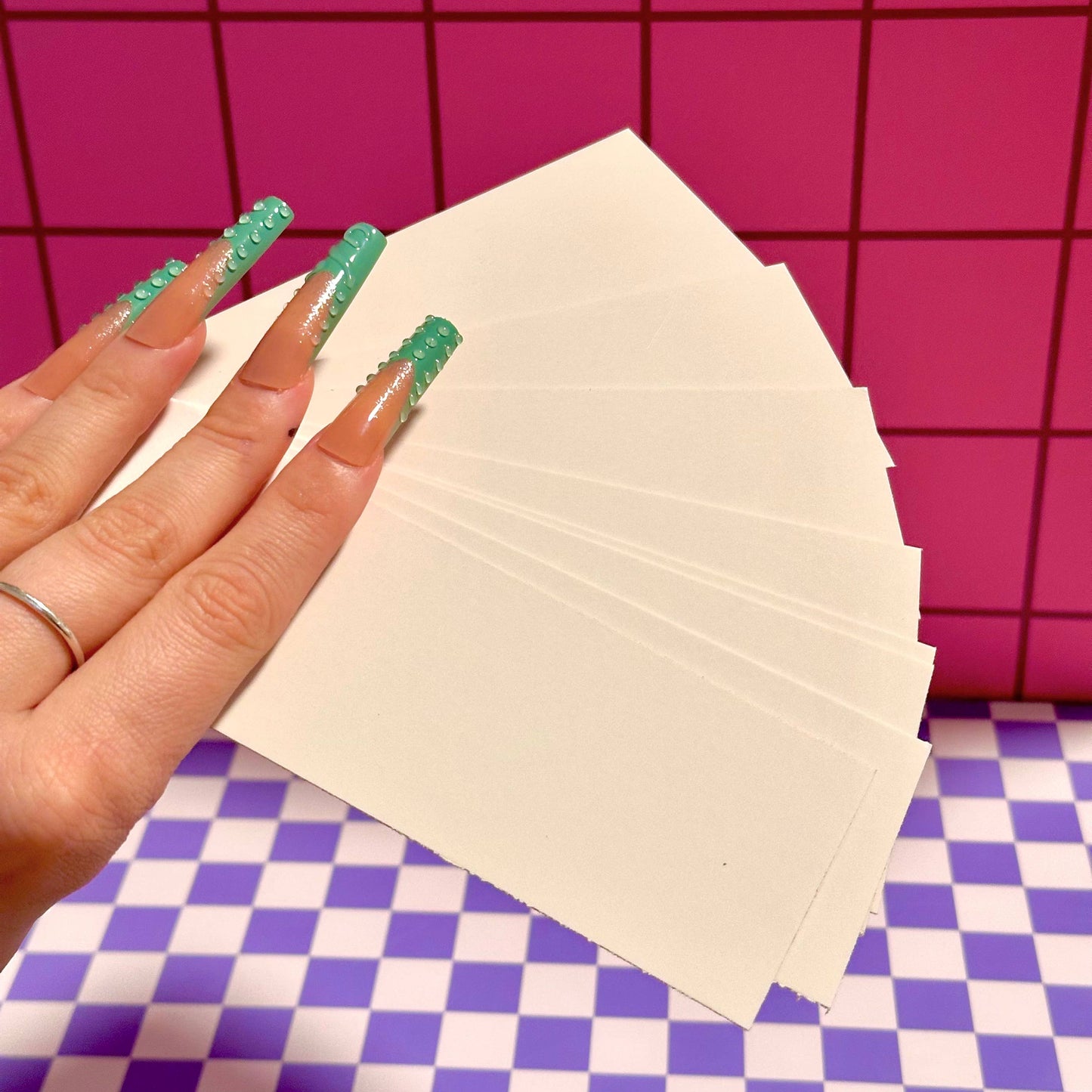 Glittery Pink Bookmark