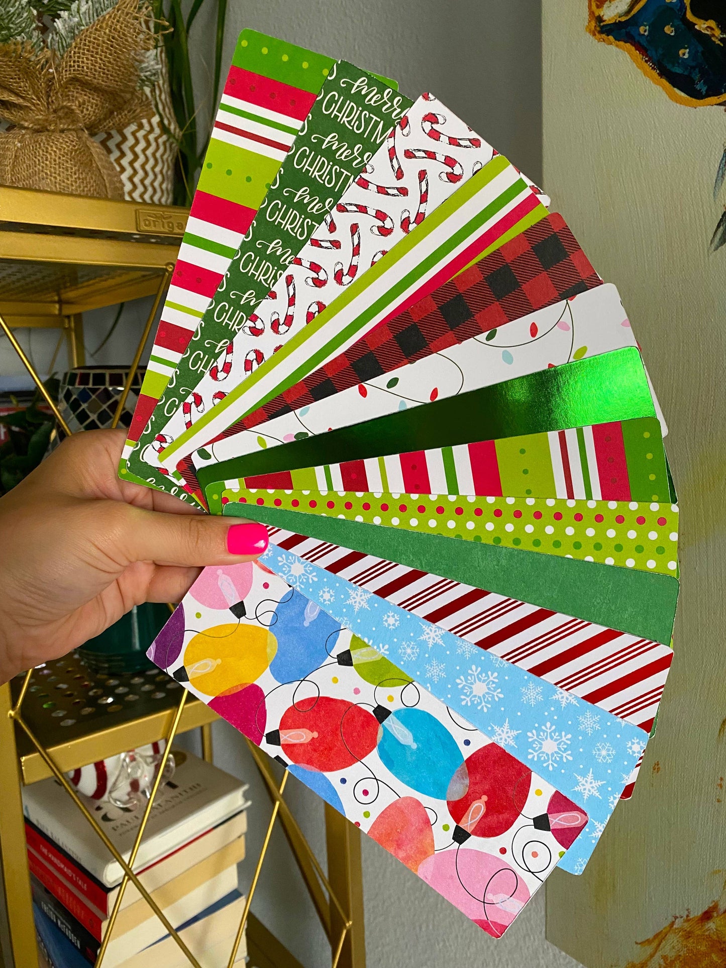 Assorted Matte Holiday Bookmarks