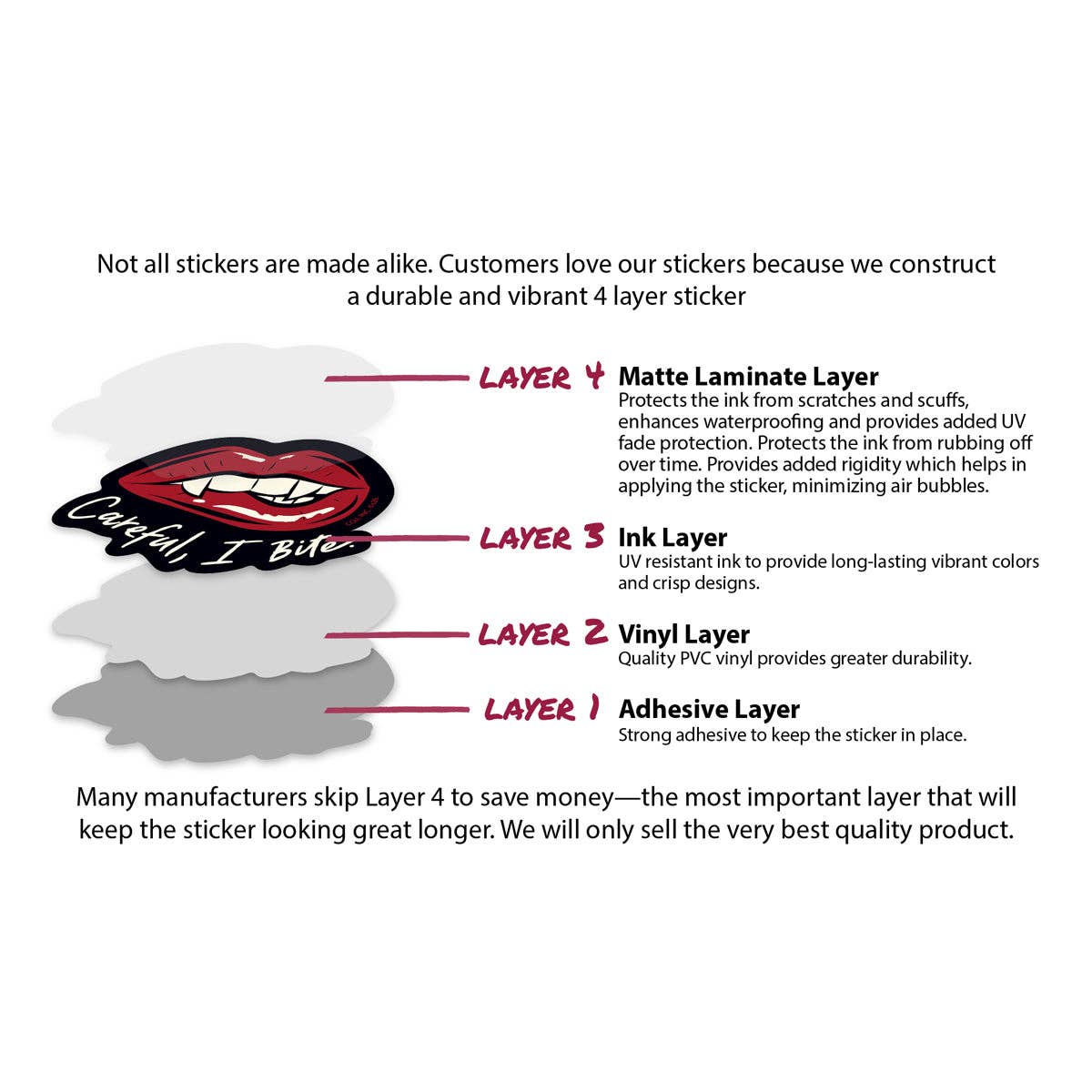 A Little Wicked Decal Pack | Dark Romance Sticker Set of 10