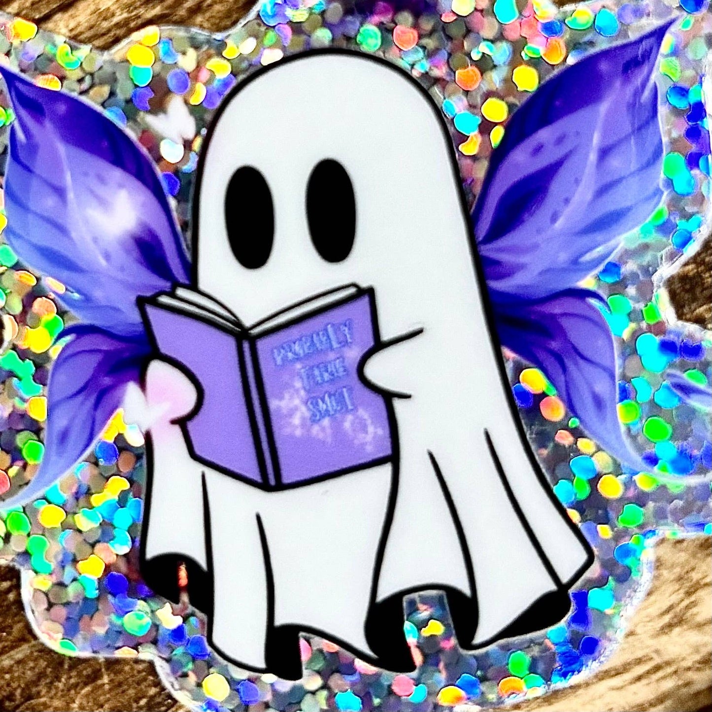 Ghost Reading Fairie Smut Sticker