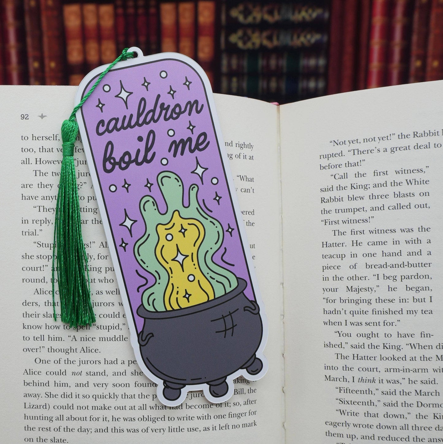 Cauldron Boil Me Bookmark | Fantasy Romance Reading Accessory