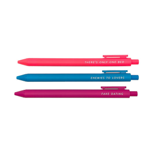 Pens for Romance Aficionados – Trope-Inspired Jotter Pen Set
