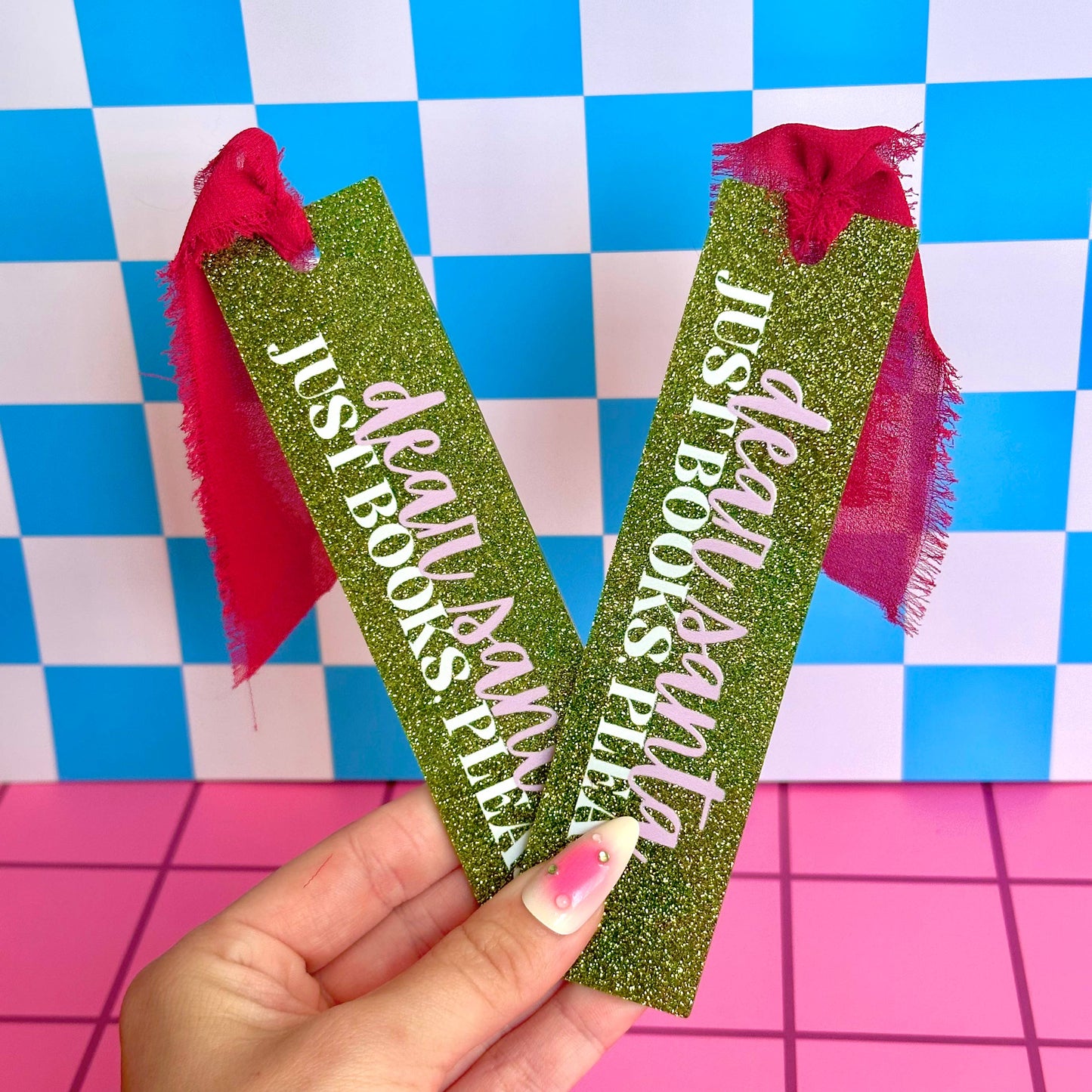 Dear Santa Acrylic Bookmark