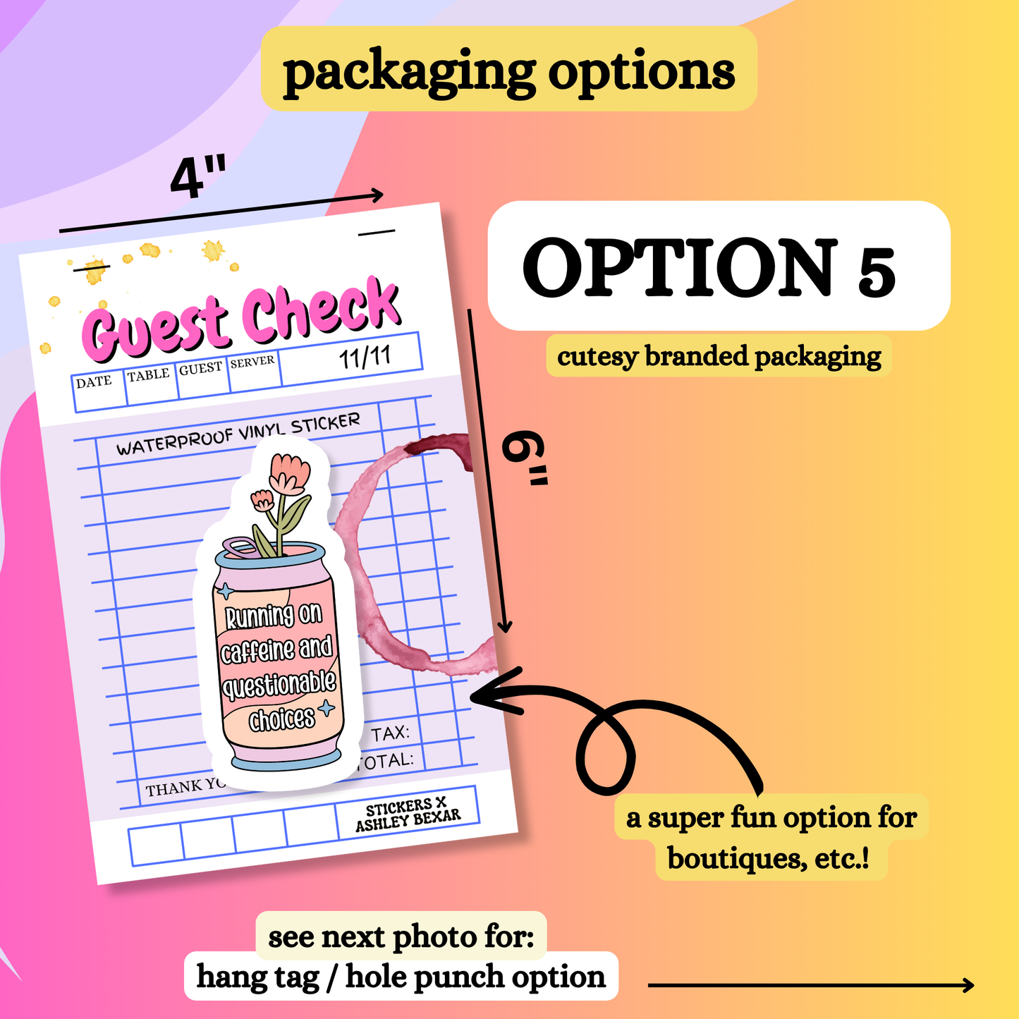 Merry and Bright Vinyl Sticker