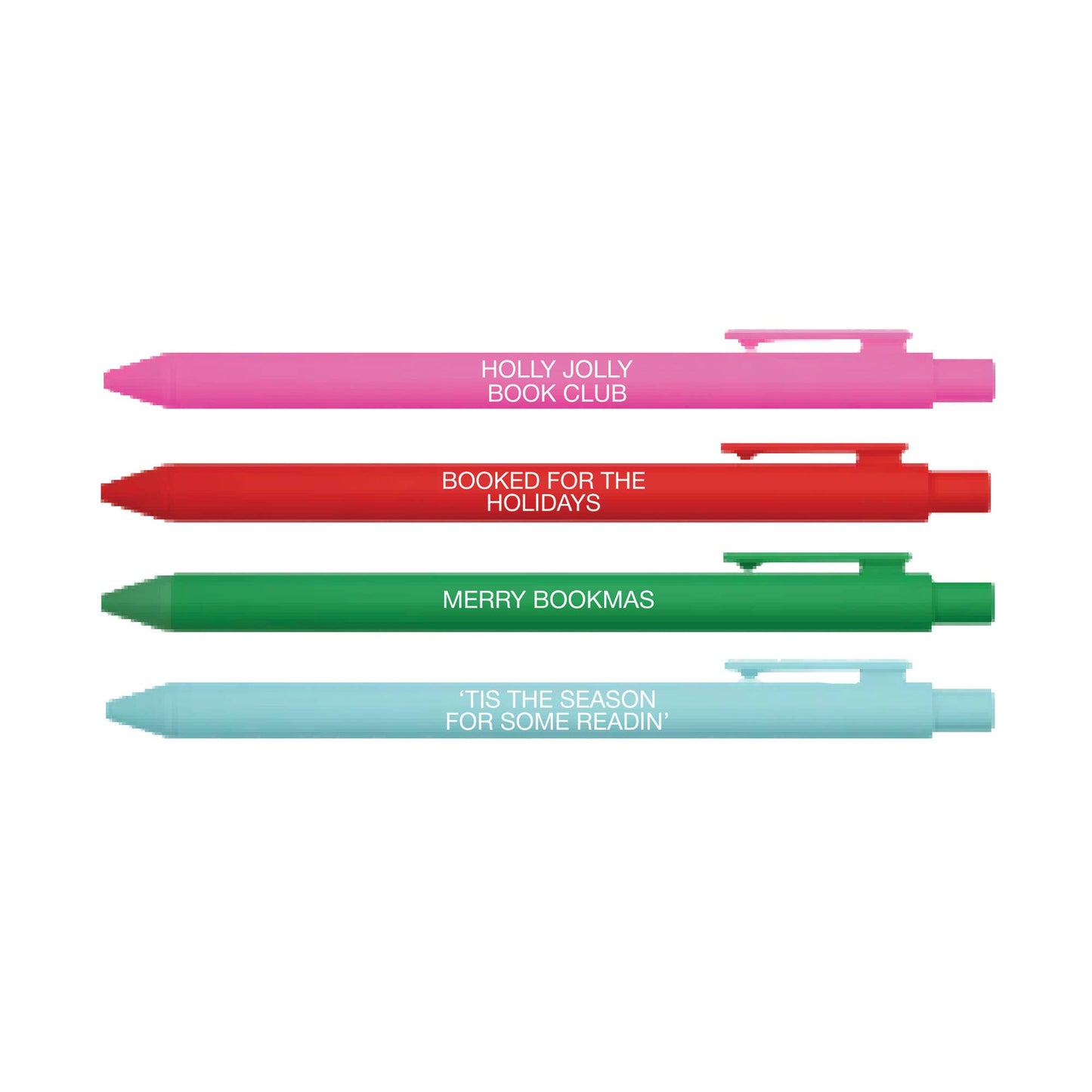 Bookish Holiday Pen Set | Christmas Pens for Readers
