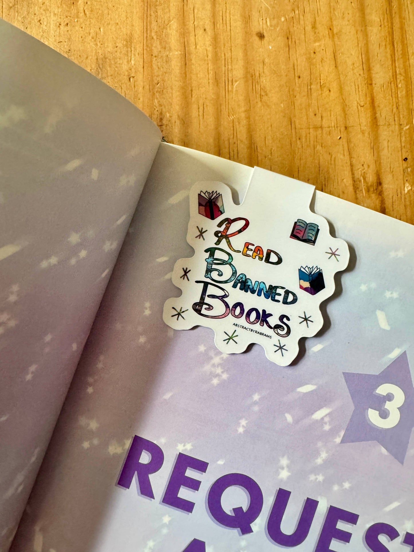 Read Banned Books Magnetic Bookmark