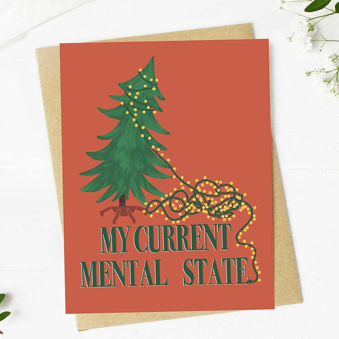 My Current Mental State | Funny Christmas Card