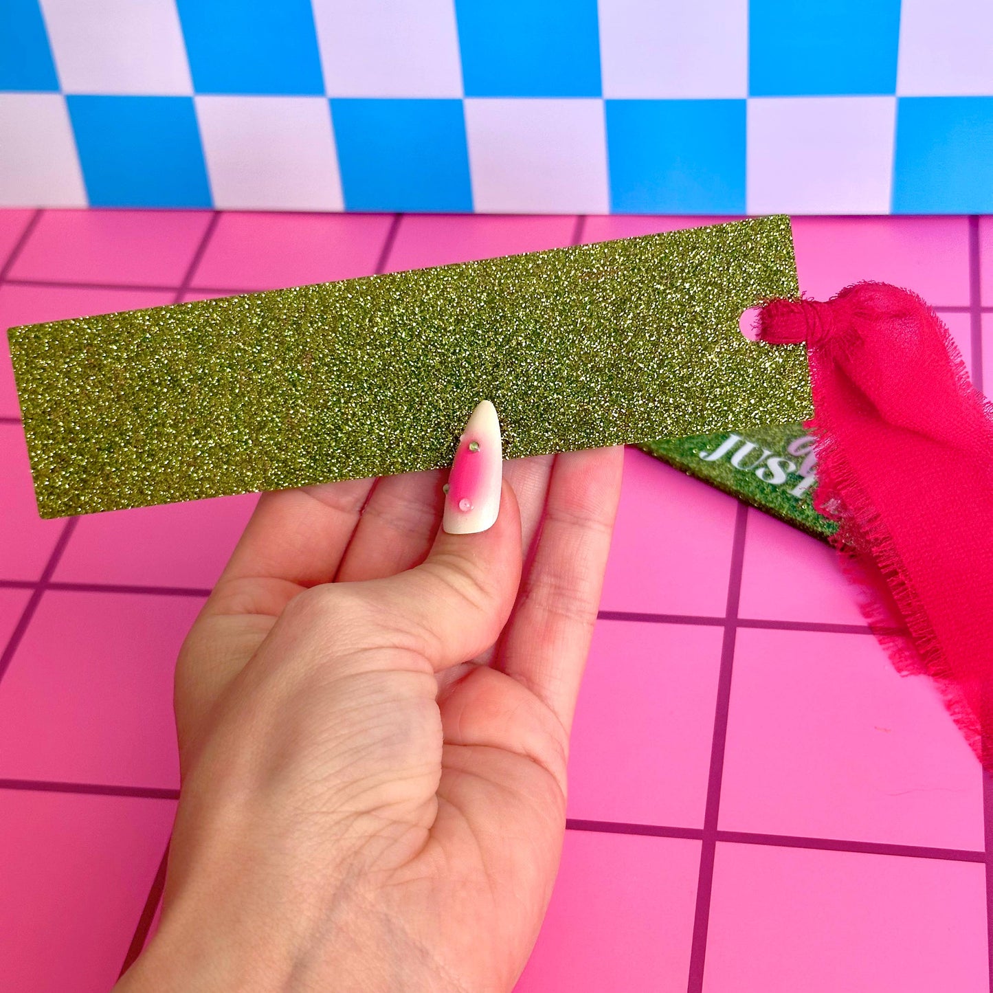 Dear Santa Acrylic Bookmark