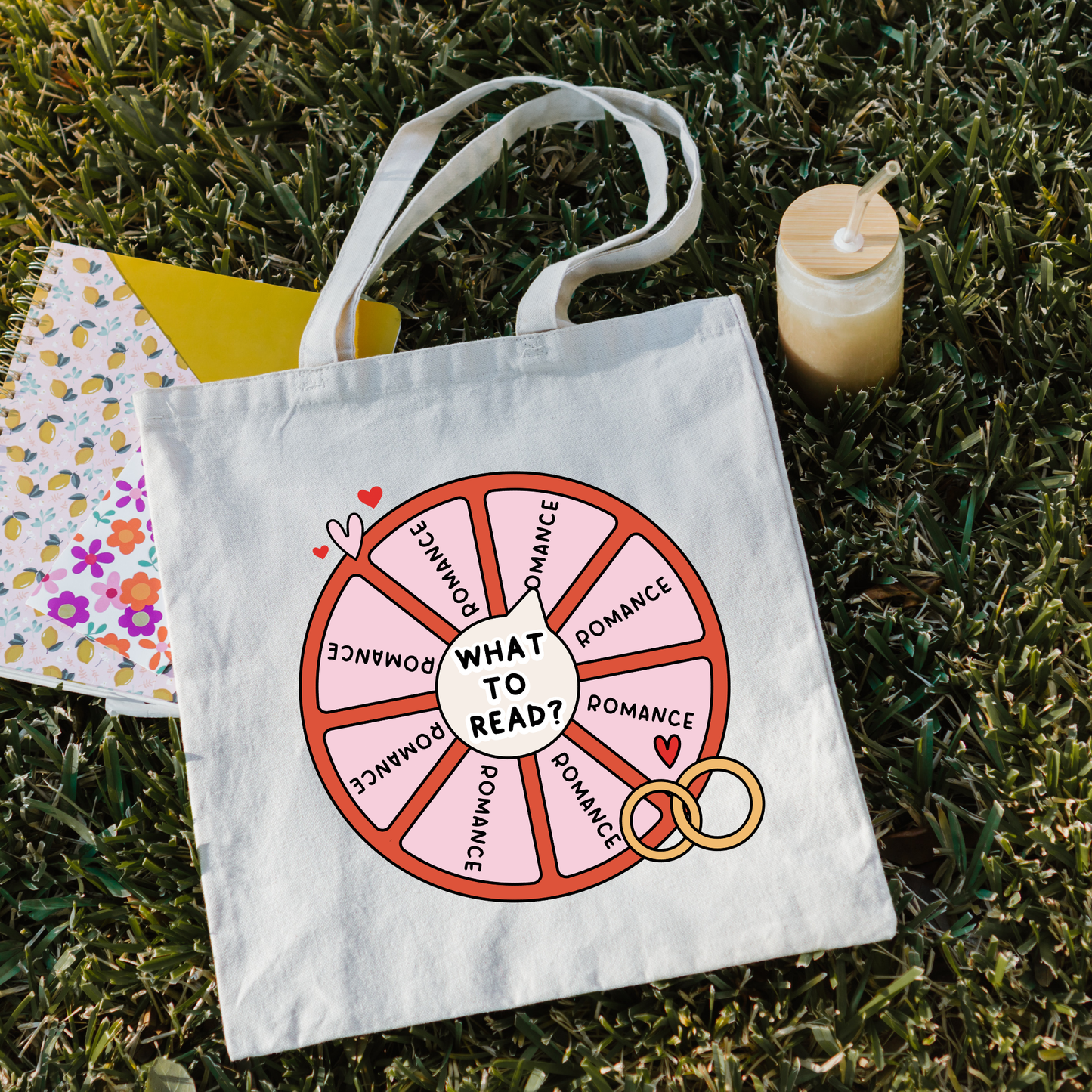 What to Read Romance Tote Bag – Bookish Canvas Bag