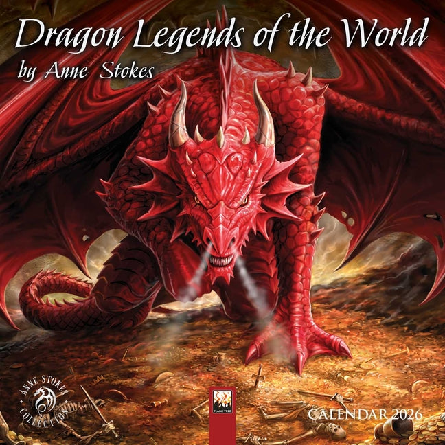 Anne Stokes: Dragon Legends of the World Mini Wall Calendar 2026 (Art Calendar) - Ingram