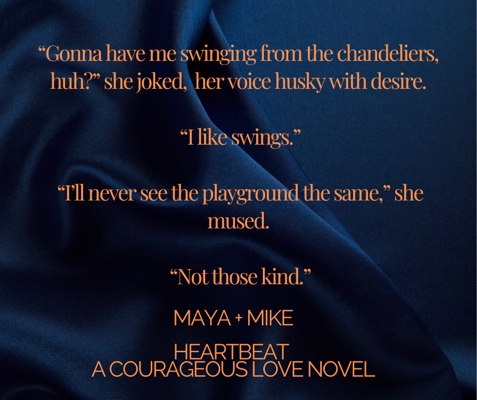 Text on a dark blue fabric background with a quote and book title.