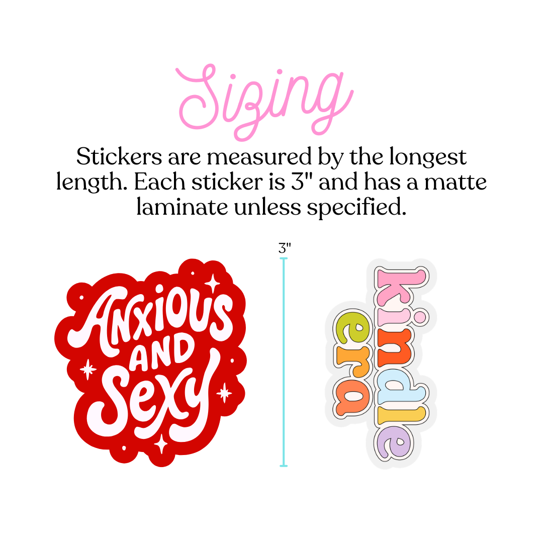 More Slutty Than Nice Sticker | Spicy Bookish Air Freshener Decal