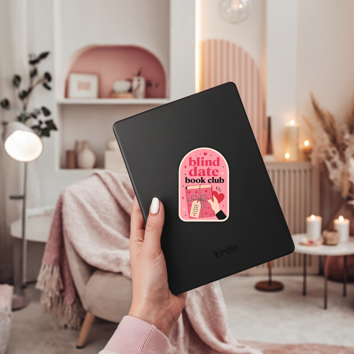 Blind Date Book Club Sticker | Book Lover Vinyl Sticker