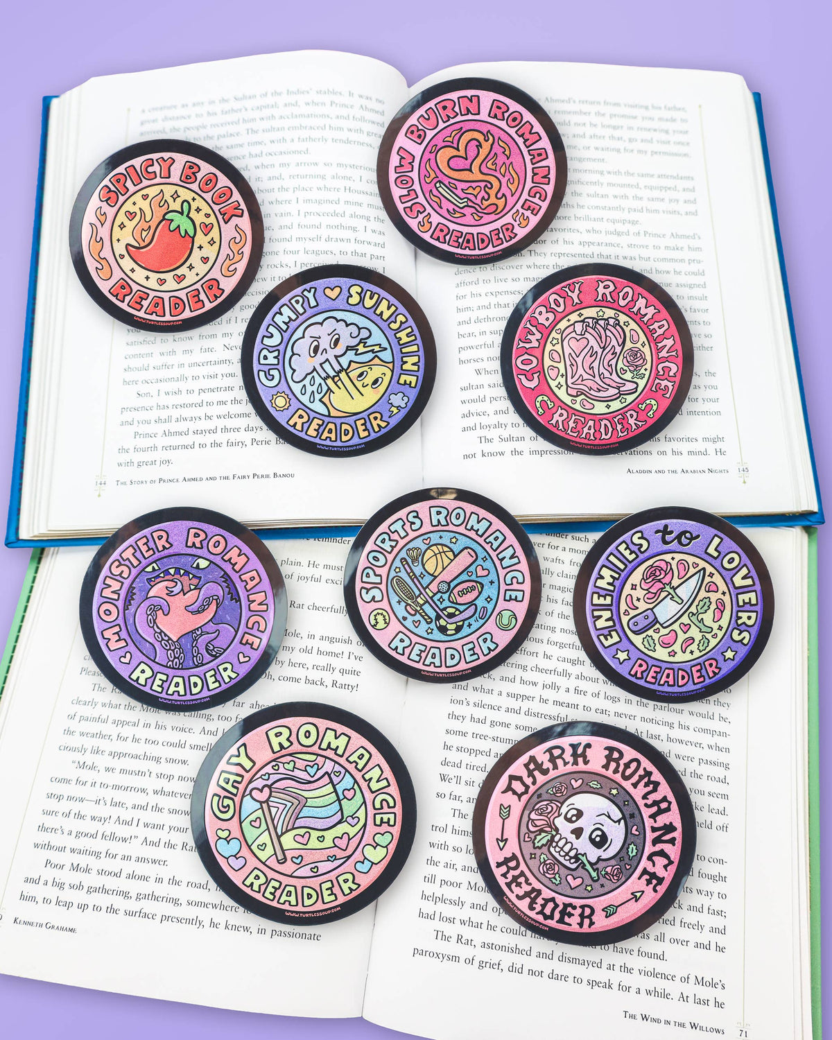 Sports Romance Reader Sticker | Holographic Bookish Vinyl Sticker