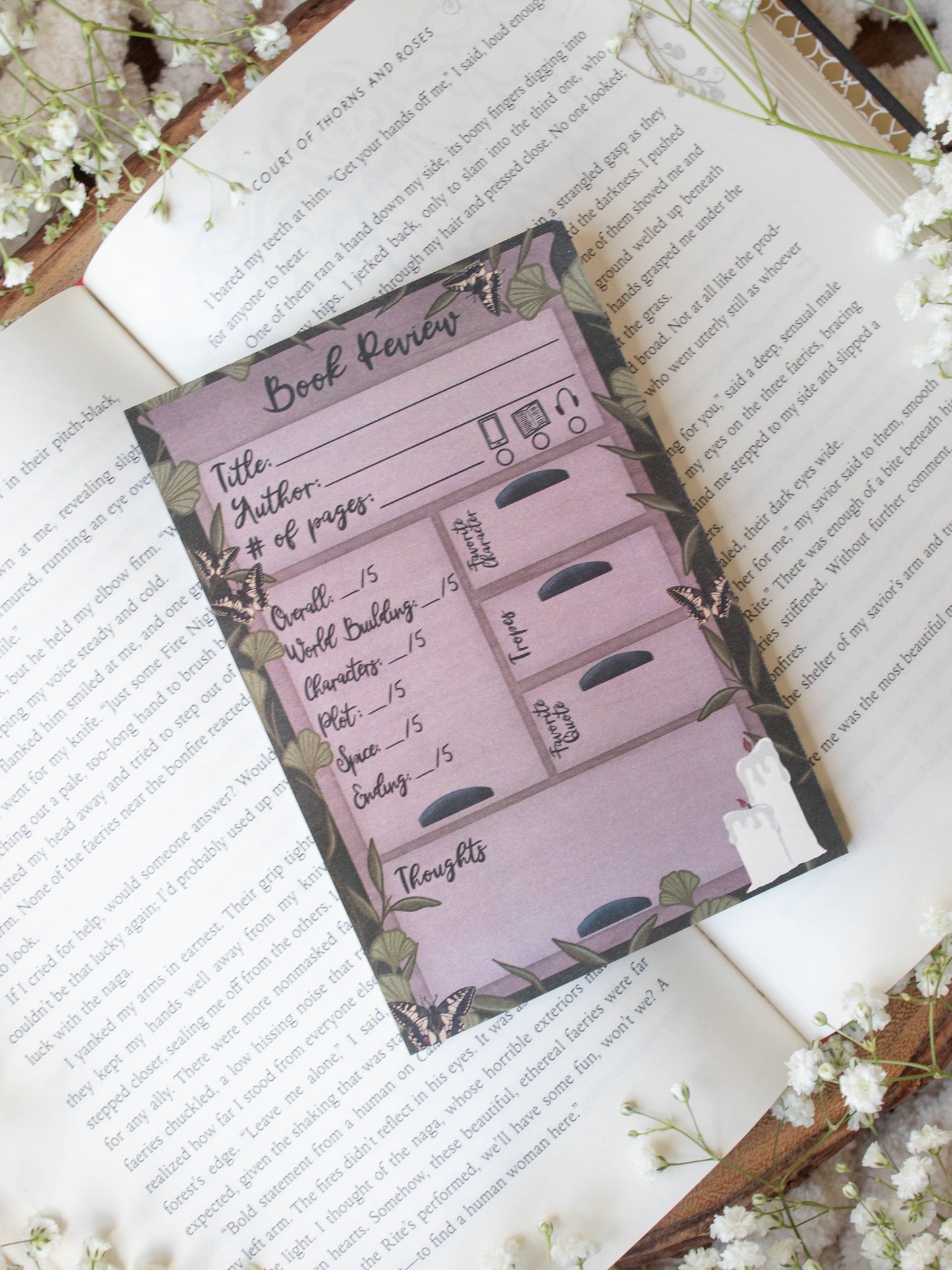Imperfect Book Review Post-It Mystery Pack