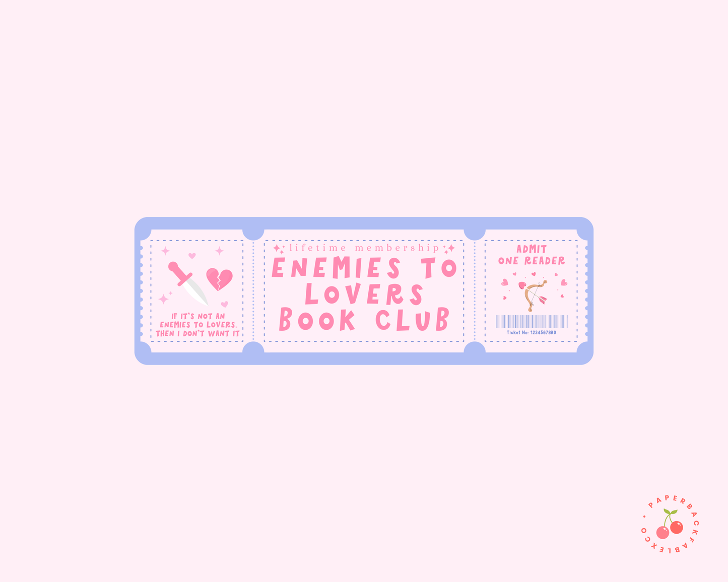 Enemies to Lovers Bookmark