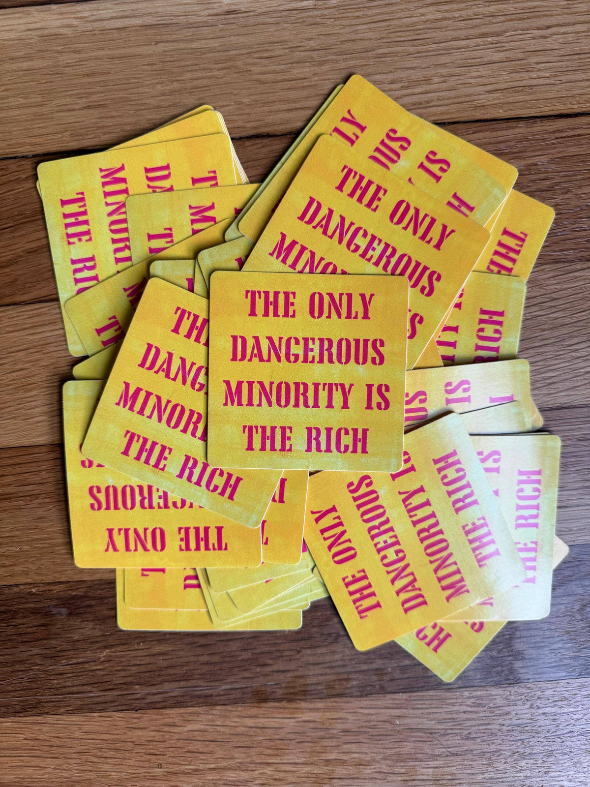 The Only Dangerous Minority Is the Rich Sticker | Anti-Capitalist Sticker